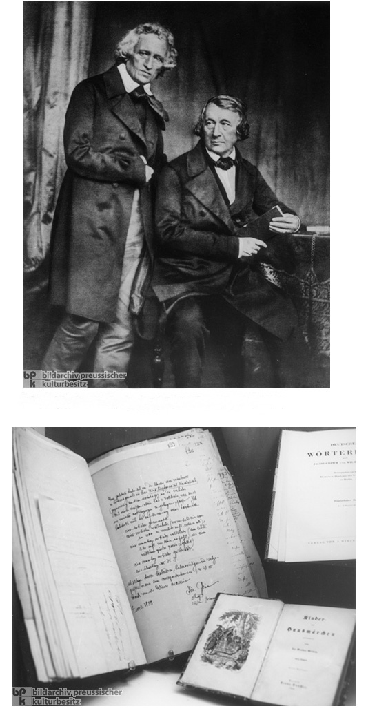 The Brothers Jakob and Wilhelm Grimm (1847)